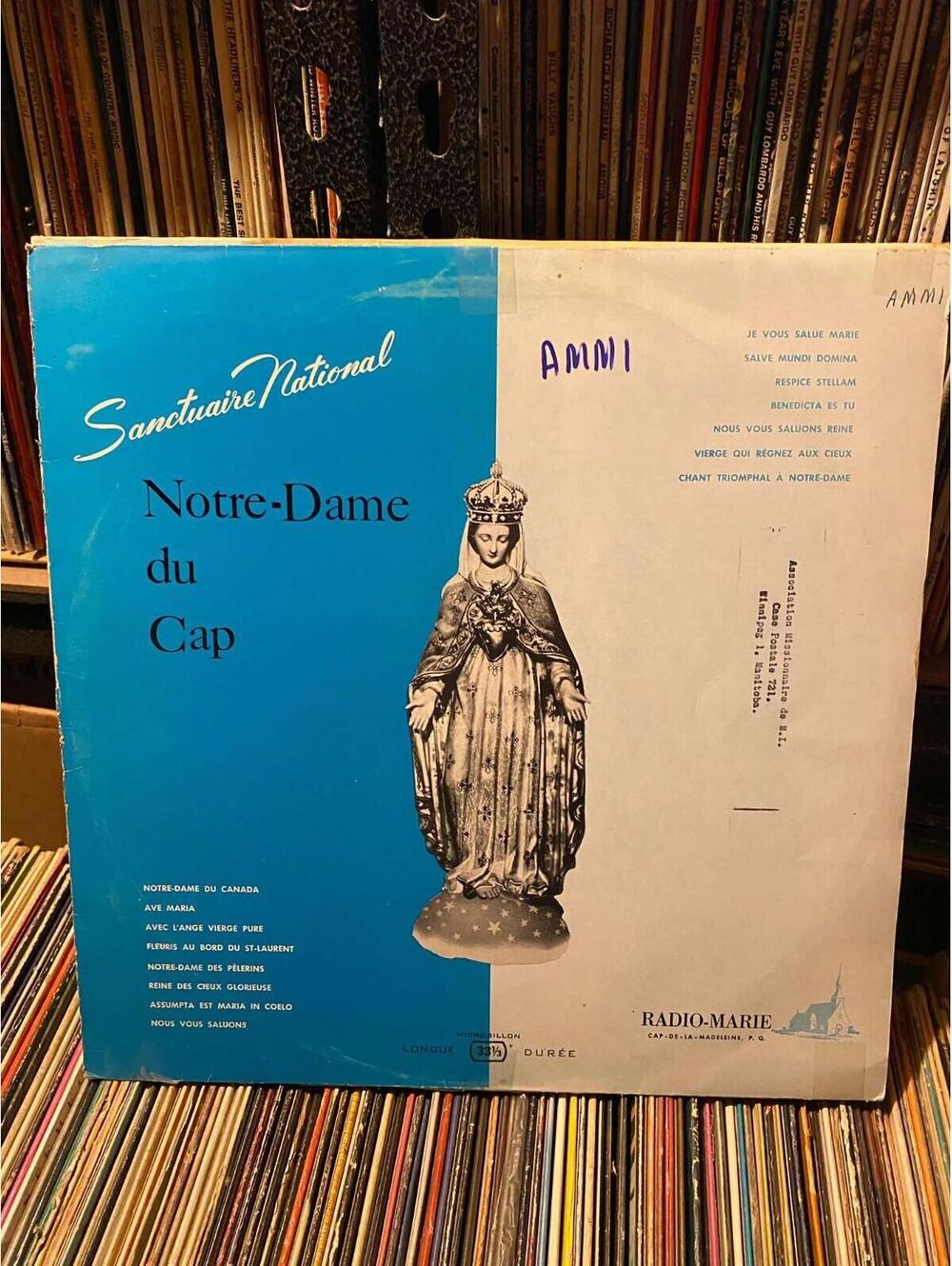 Sanctuaire National Notre-Dame Du Cap Vintage 33rpm VG+ AB58
